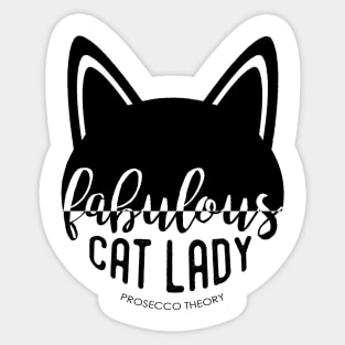 Fabulous Cat Lady Sticker
